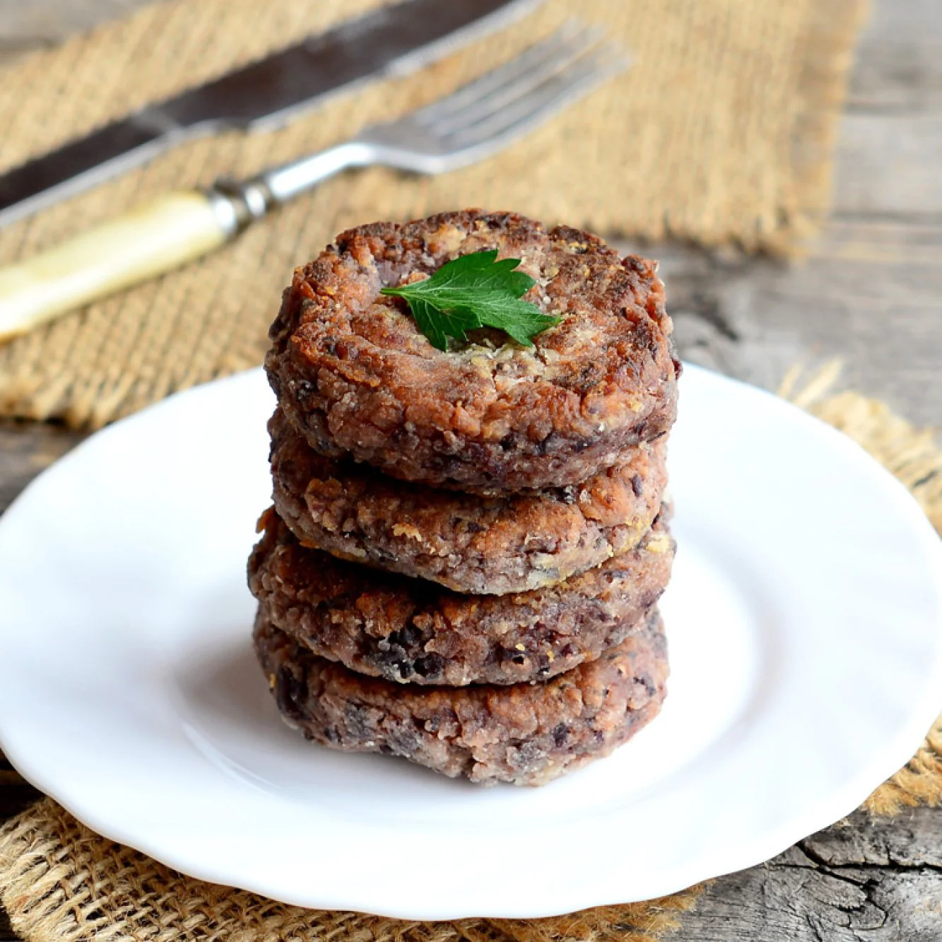 Black Bean Burger #10 Can - Image 5