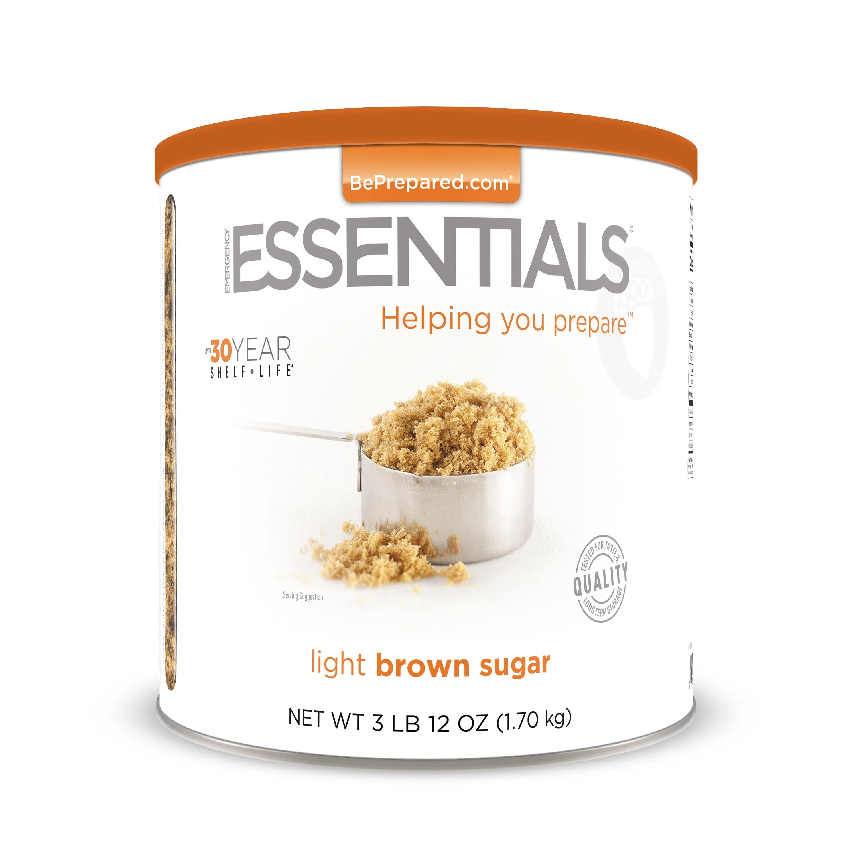 Emergency Essentials® Light Brown Sugar (3.75 LBS) Large #10 Can - Image 2
