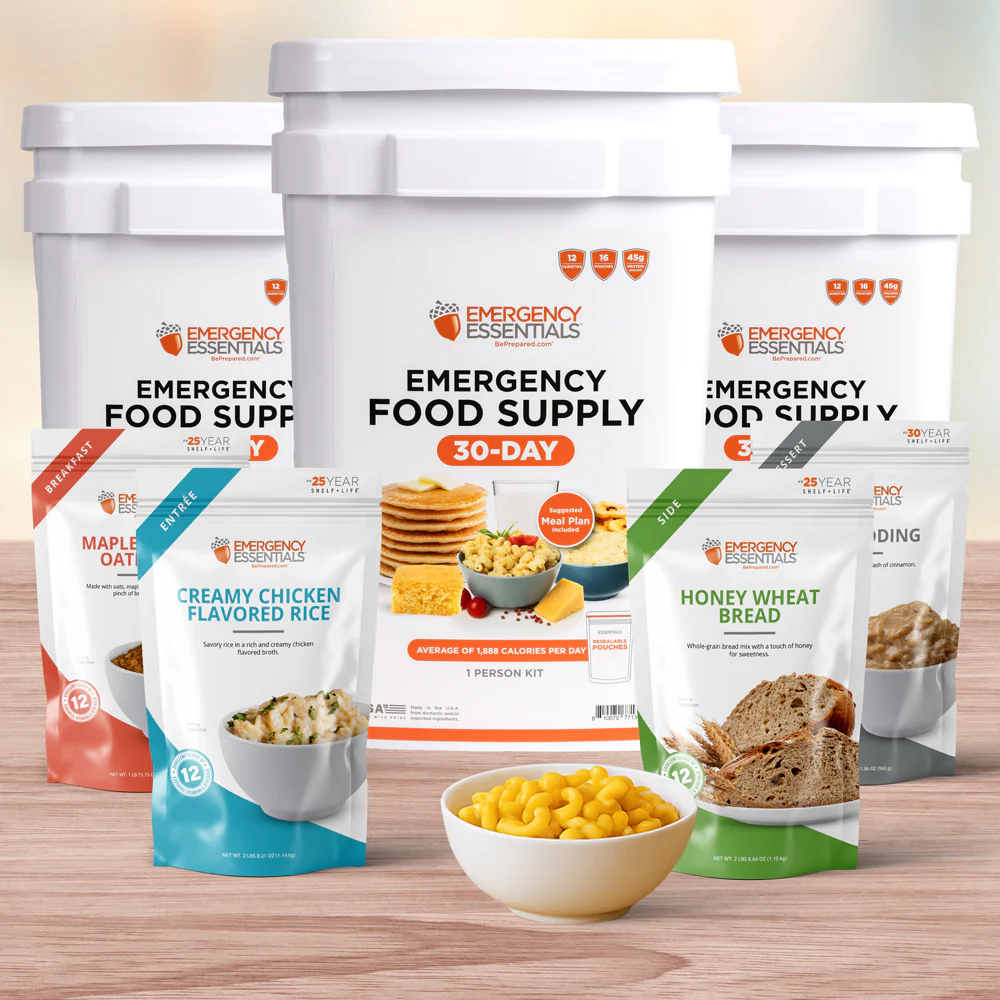 NEW 3-Month Emergency Food Kit - Emergency Essentials