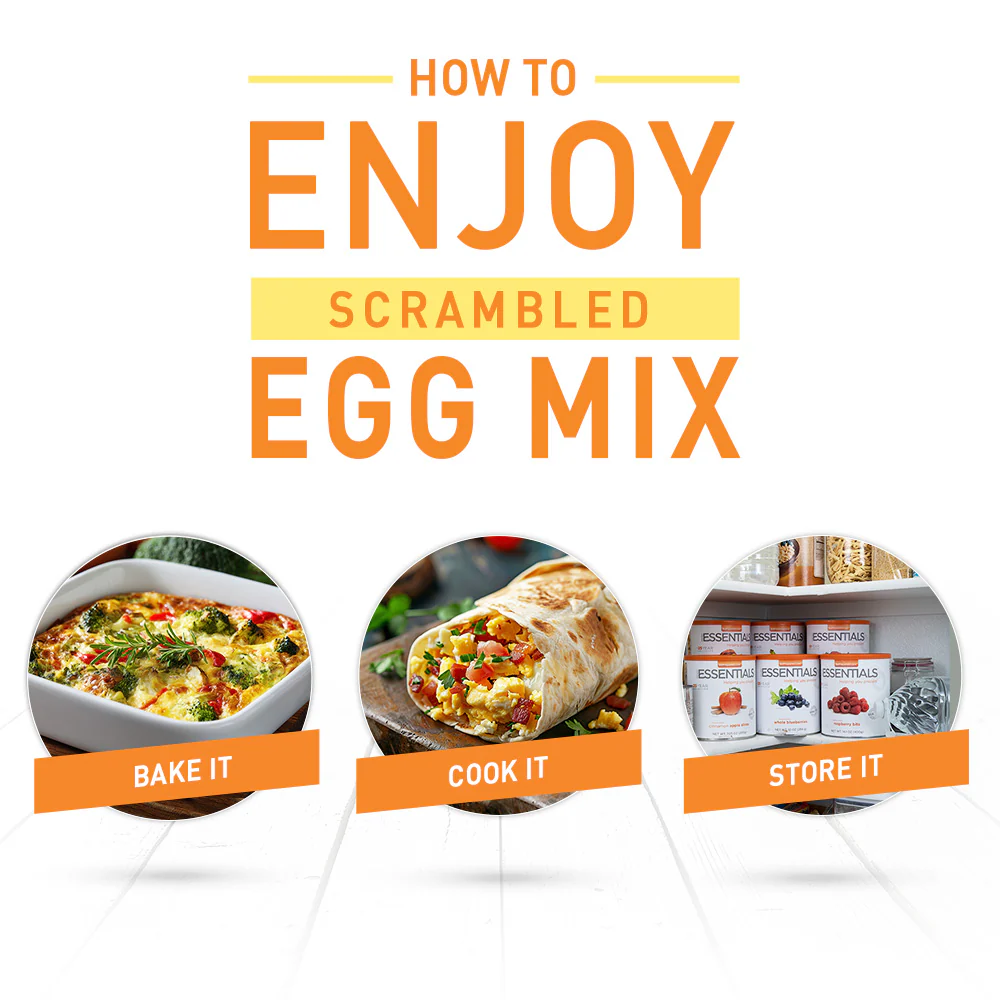 Emergency Essentials® Scrambled Egg Mix Large #10 Can - Image 3