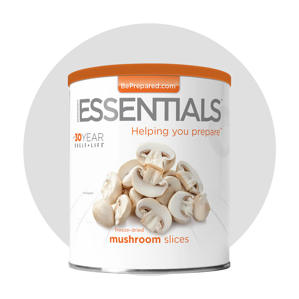 Emergency Essentials® Freeze-Dried Mushroom Slices Large #10 Can - Image 10