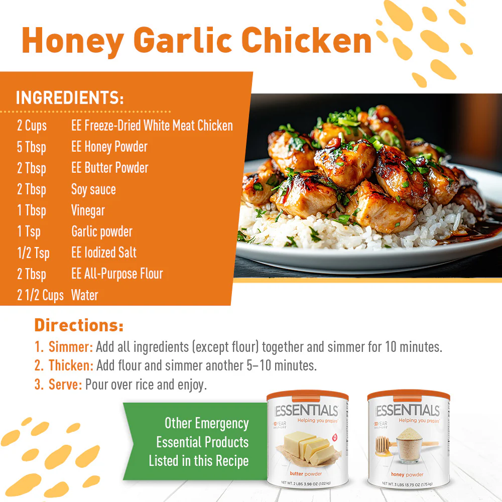 Emergency Essentials® Freeze-Dried Cooked White Chicken Large #10 Can - Image 6