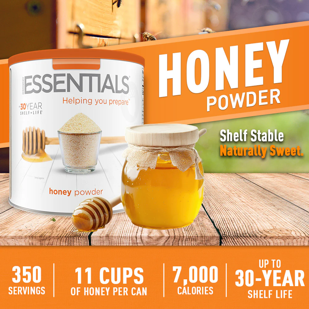 Emergency Essentials® Honey Powder Large Can - Image 2