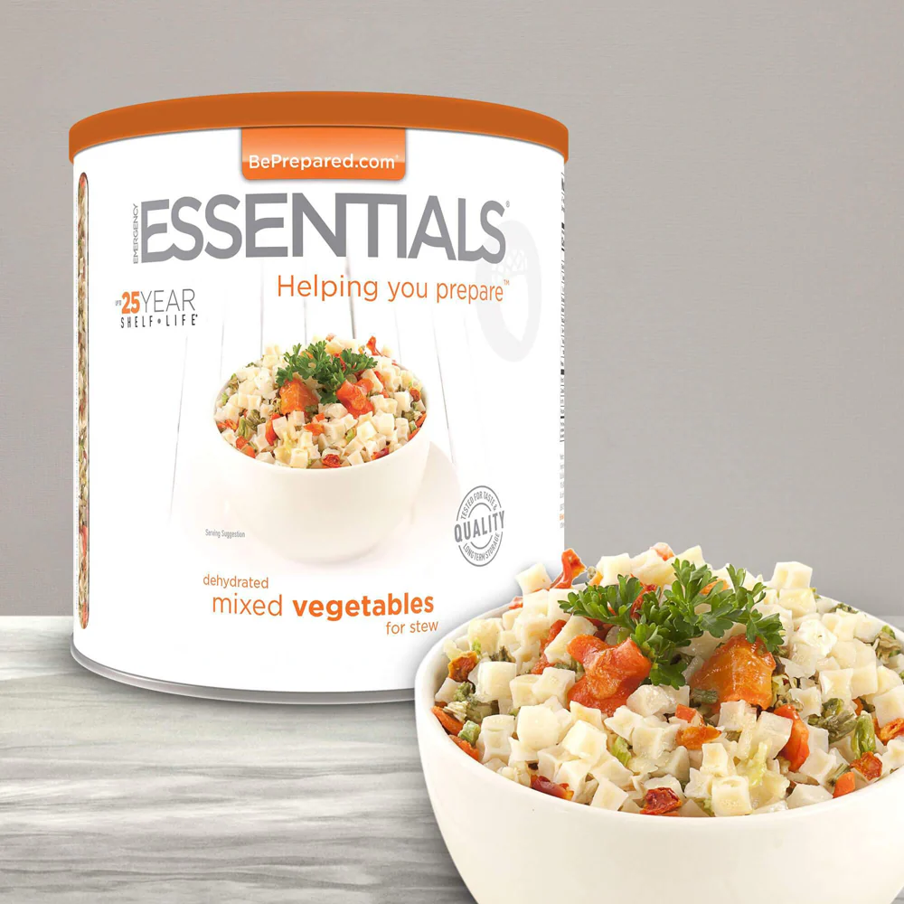 Emergency Essentials® Mixed Vegetables for Stew Large #10 Can
