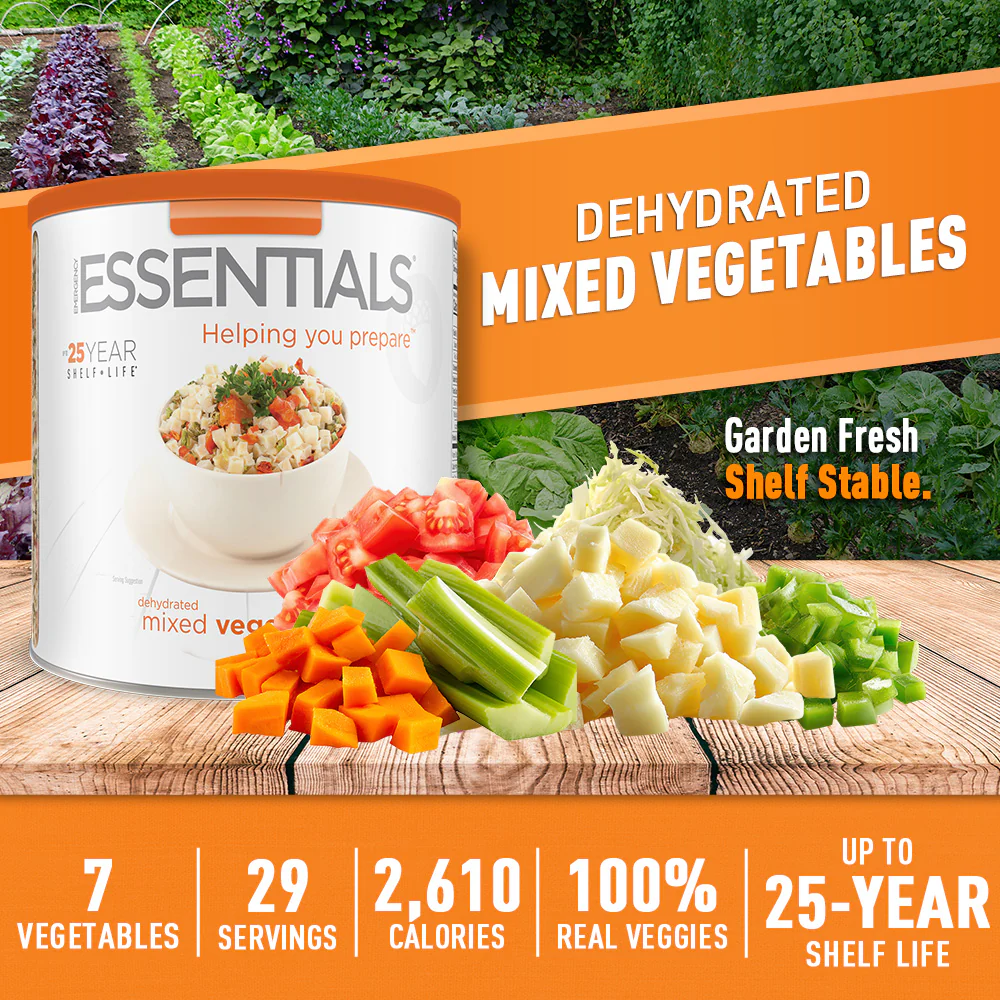 Emergency Essentials® Mixed Vegetables for Stew Large #10 Can - Image 2