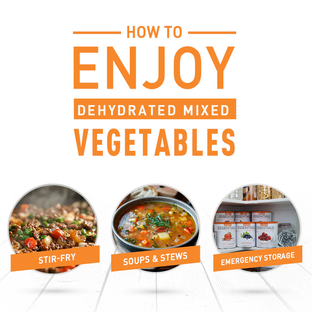 Emergency Essentials® Mixed Vegetables for Stew Large #10 Can - Image 4