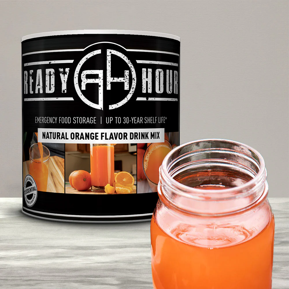 Natural Orange Flavored Drink Mix #10 Can (63 servings)