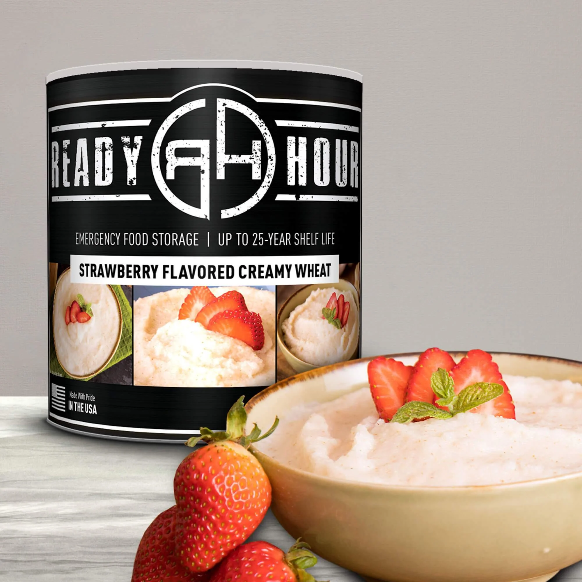 Ready Hour Strawberry Flavored Creamy Wheat #10 Can